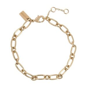 New Coach Gold Chain Link Bracelet for Charms